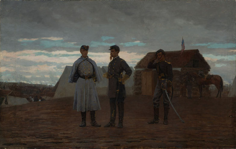 Officers at Camp Benton